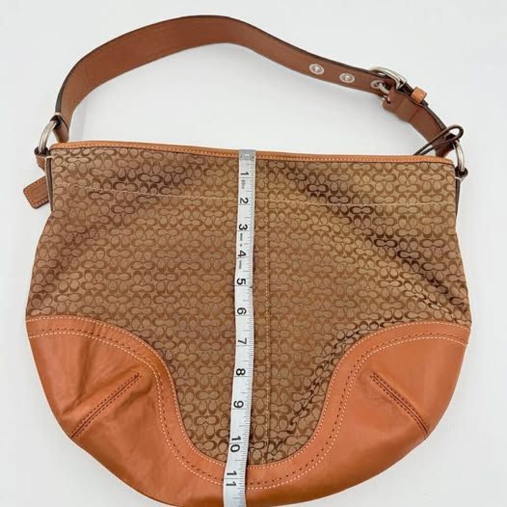 COACH brown and tan vintage Y2K hobo shoulder bag - Picture 2 of 7
